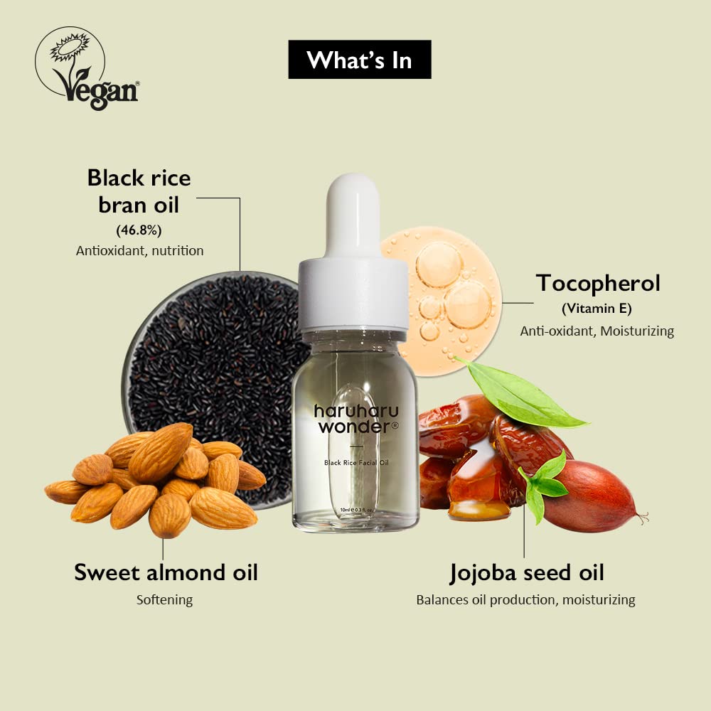 Haruharu WONDER - Black Rice Facial Oil (10 ml)