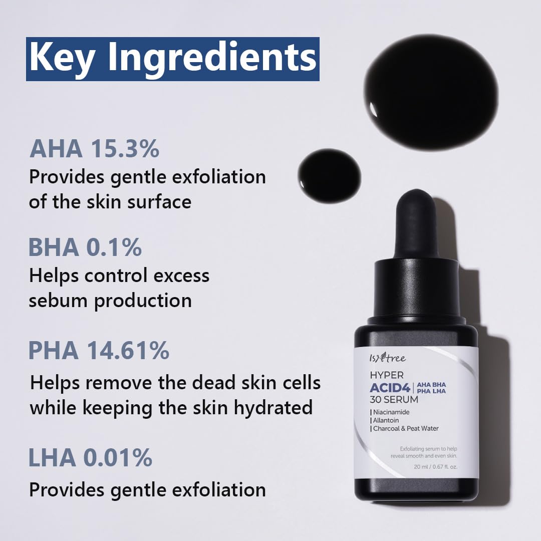 ISNTREE - Hyper Acid4 AHA BHA PHA LHA 30 Serum