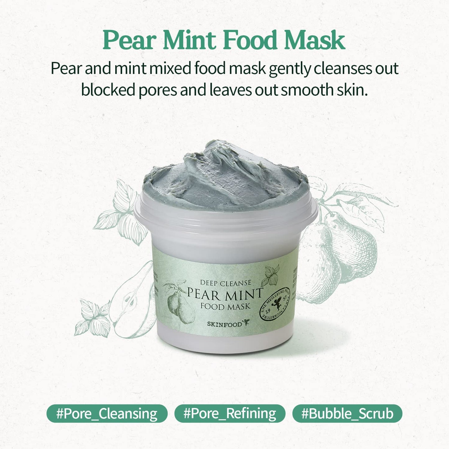 SKINFOOD - FOOD MASK PEAR MINT