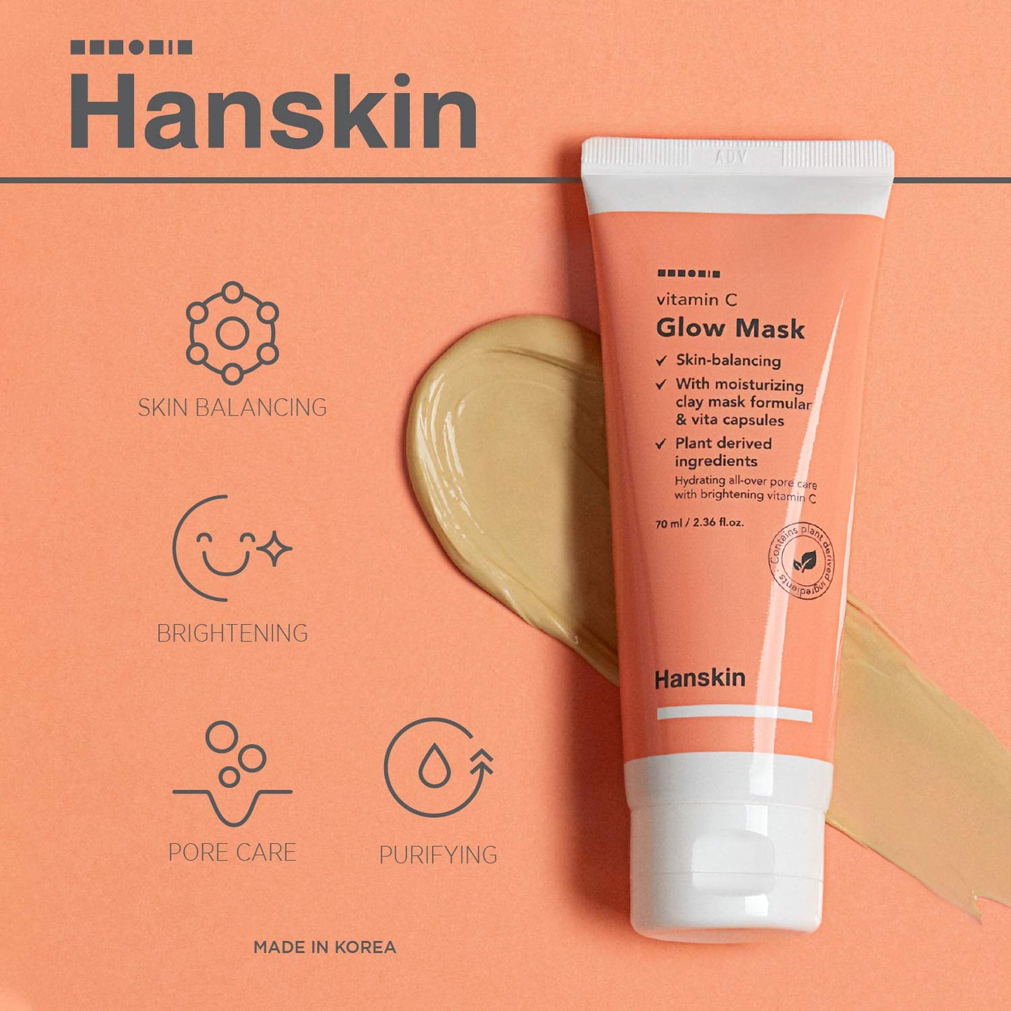 HANSKIN - Vitamin C Glow Mask