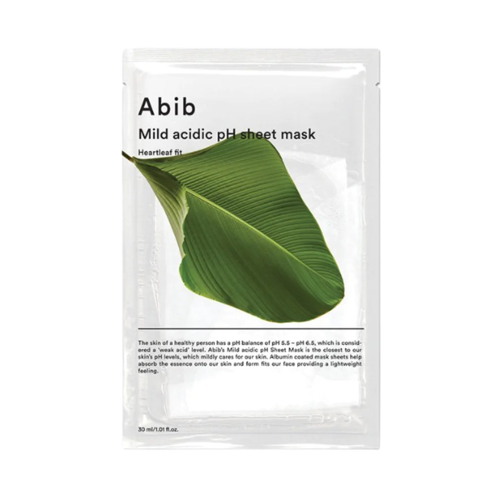 ABIB - Mild Acidic pH Sheet Mask - Heartleaf Fit