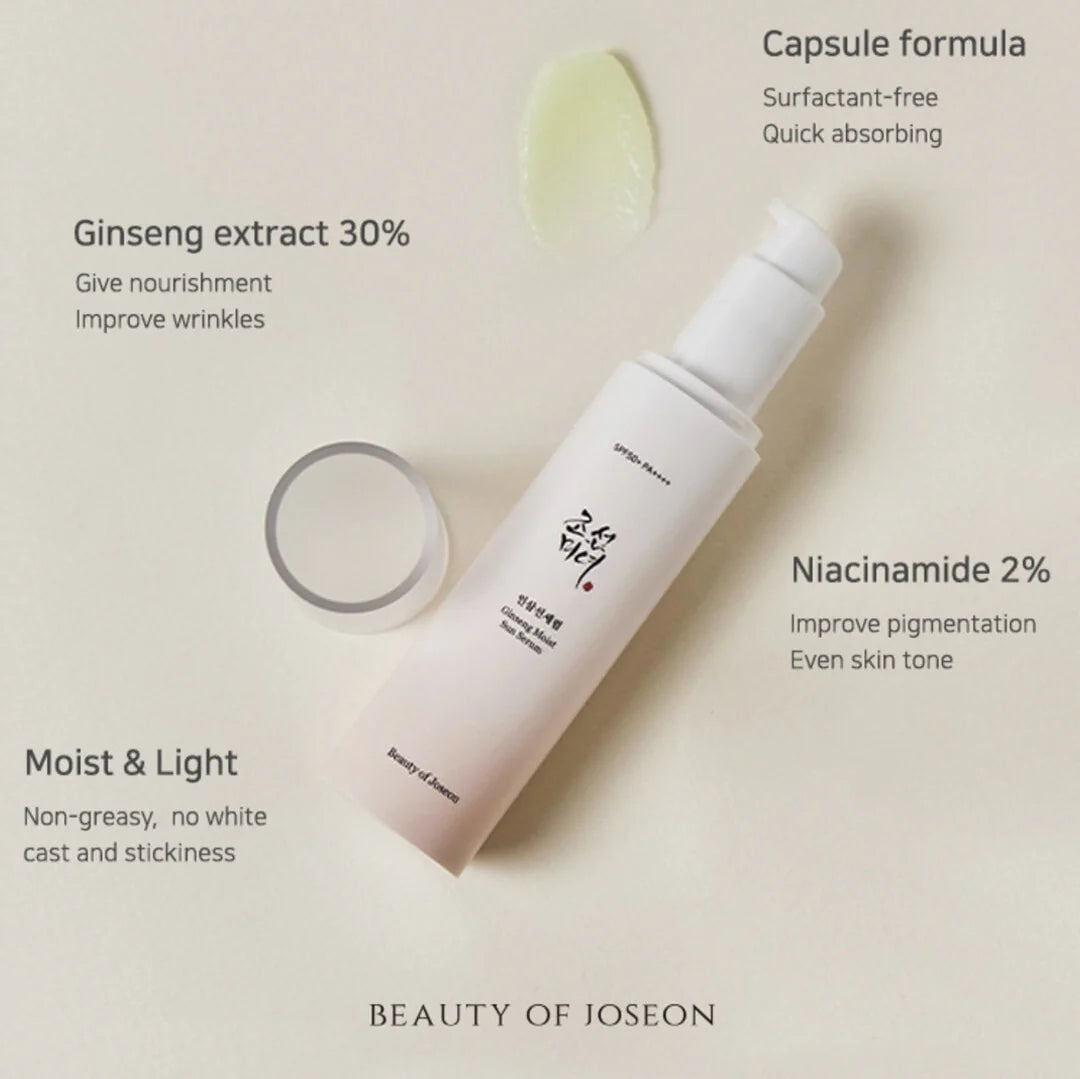 BEAUTY OF JOSEON - Ginseng Moist Sun Serum SPF50+