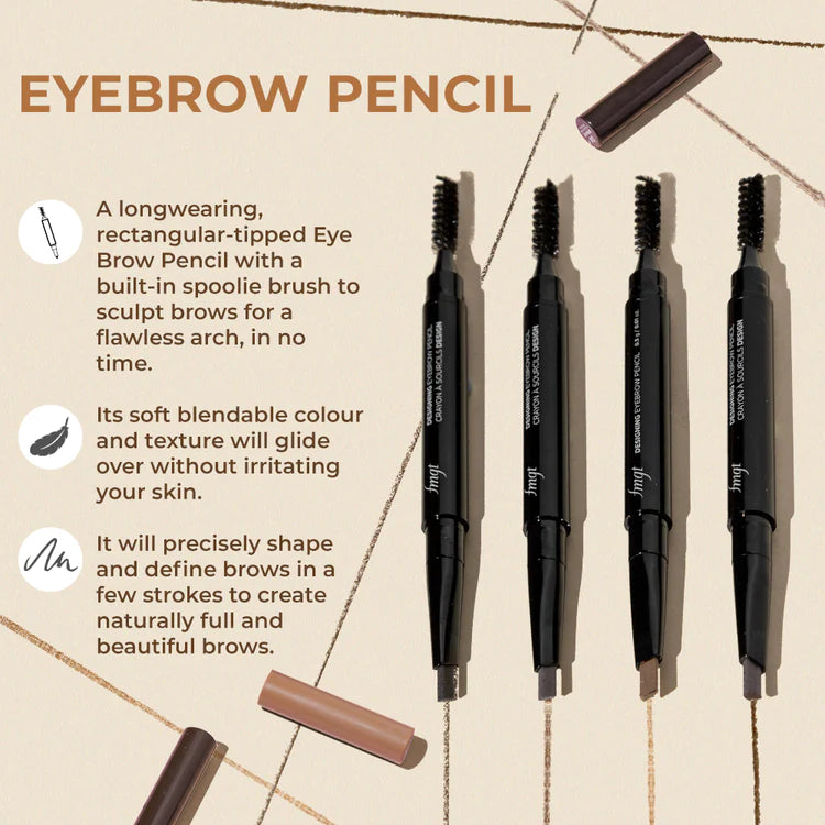 THE FACE SHOP - Fmgt Designing Eyebrow Pencil Black Brown