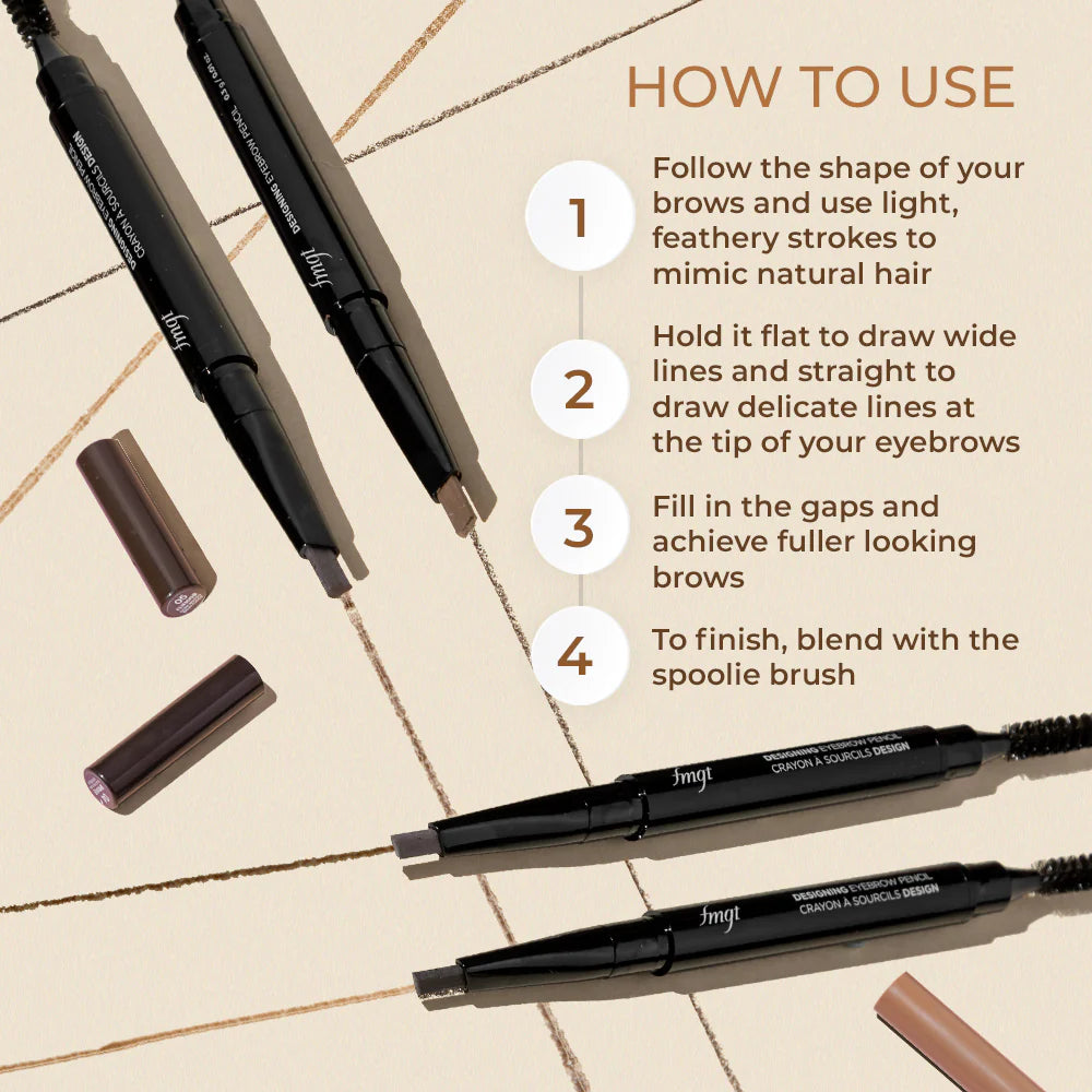 THE FACE SHOP - Fmgt Designing Eyebrow Pencil Black Brown