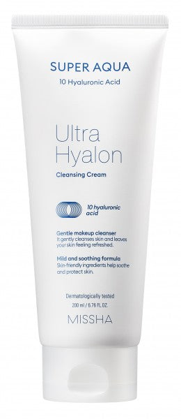 MISSHA - Super Aqua Ultra Hyalron Cleansing Cream