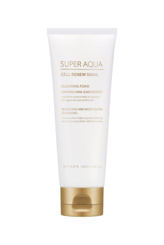 MISSHA - Super Aqua Cell Renew Snail Cleansing Foam