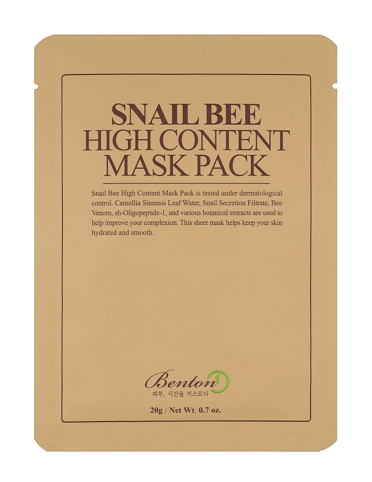 BENTON – Snail Bee High Content Mask Pack