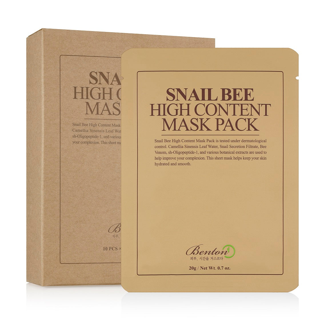 BENTON – Snail Bee High Content Mask Pack