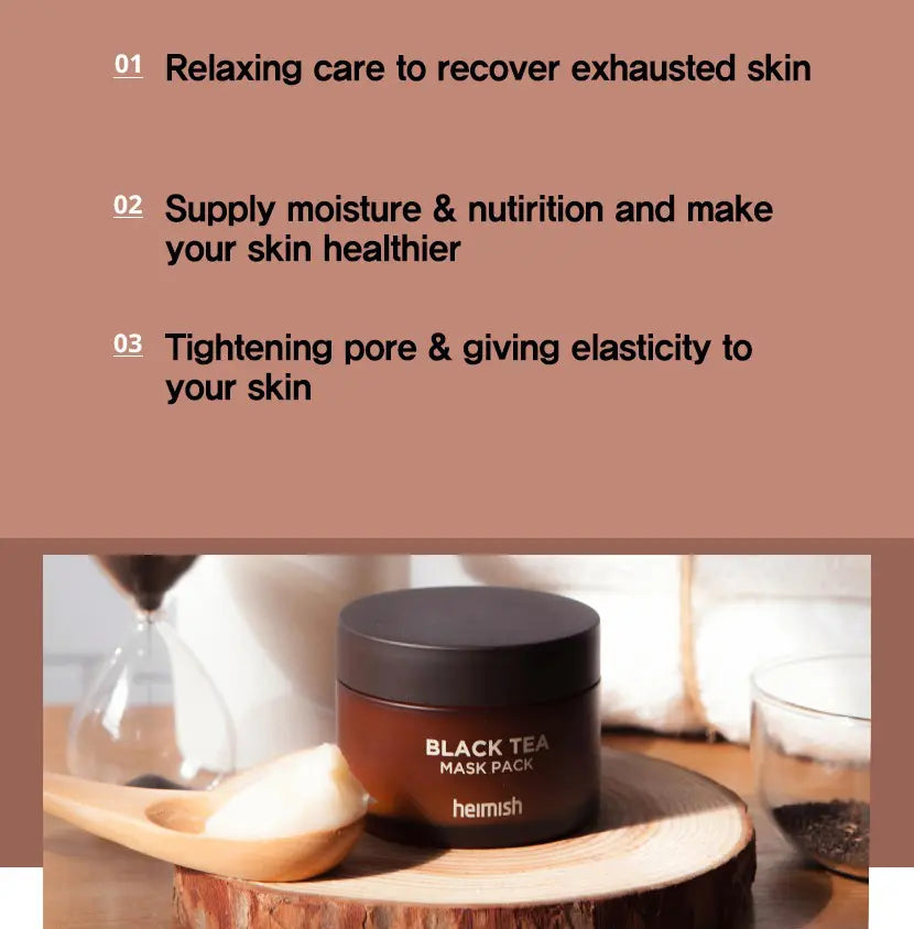 HEIMISH - Black Tea Mask Pack