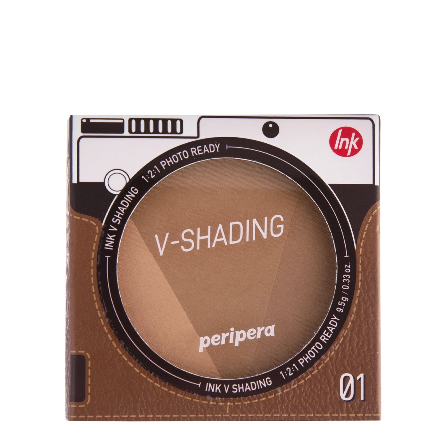 PERIPERA - Ink V-Shading - Contouring Palette Almond Brown