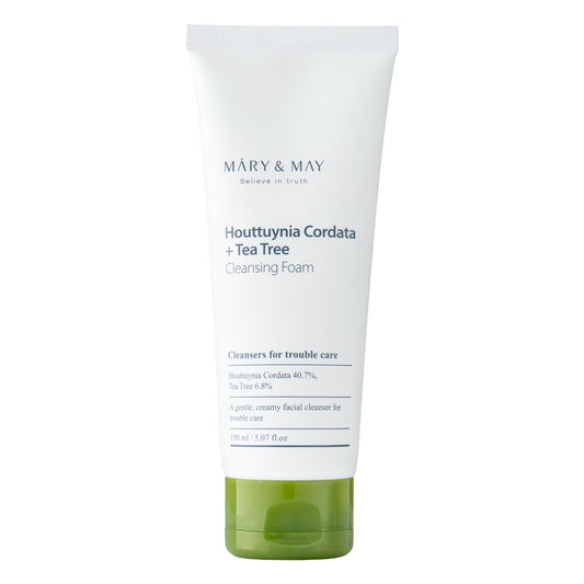 MARY&MAY - Houttuynia Cordata + Tea Tree Cleansing Foam