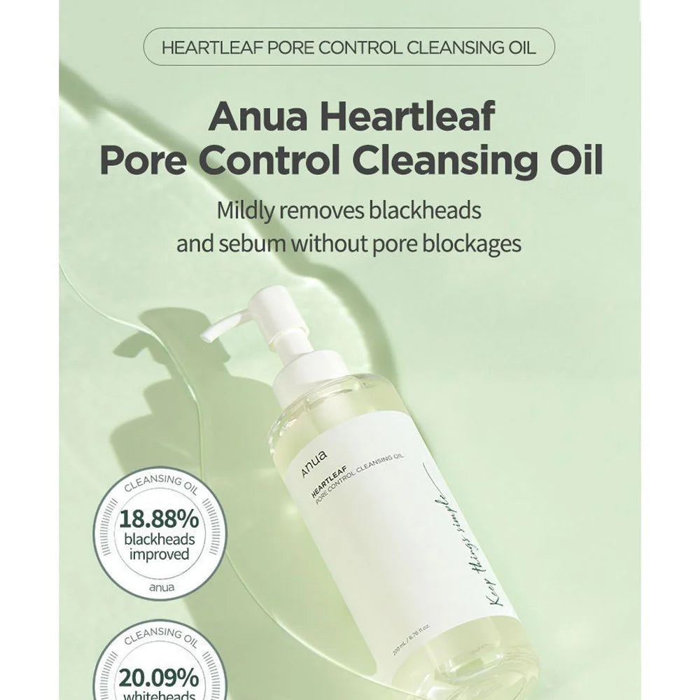 ANUA - HEARTLEAF PORE CONTROL CLEANSING OIL